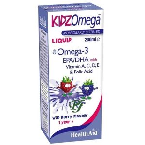Kidz omega líquido 200ml.  HealAid