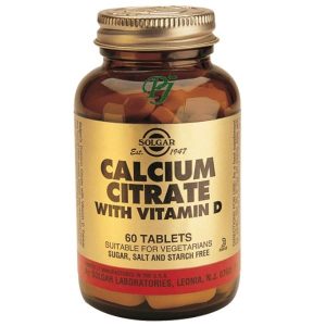 SOLGAR CALCIO CITRATO VITAMINA D 60COMP.