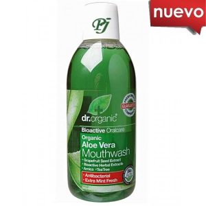 DR.ORGANIC ALOE VERA ENJUAGUE BUCAL 500 (6) @