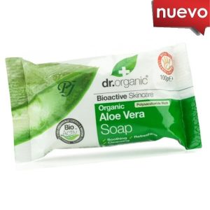 DR.ORGANIC ALOE VERA JABON PASTILLA 100G.(10) @