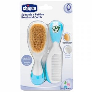 Cepillo Y Peine Natural Azul - Chicco