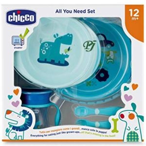 Set De Comida Azul 12M+ 0% Bpa - Chicco