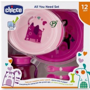 Set De Comida Rosa 12M+ 0% Bpa - Chicco