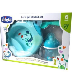 Set De Comida Azul 6M+ 0% Bpa - Chicco