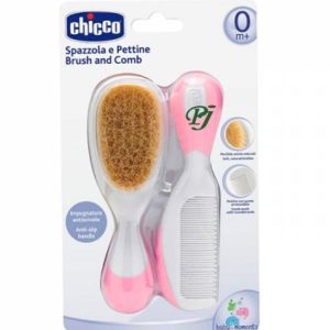 Cepillo Y Peine Natural Rosa 0M+ - Chicco