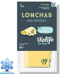 Queso Lonchas Finas Hierbas 200Gr 10 Lonchas - Violife