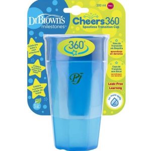 Vaso 360Ml Sin Boquilla Azul - Dr. Browns