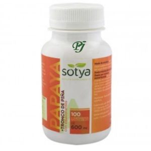 Papaya 100 Comprimidos 600Mg - Sotya