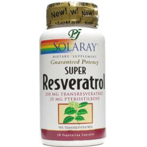 Super Resveratrol 250Mg 30 Capsulas - Solaray
