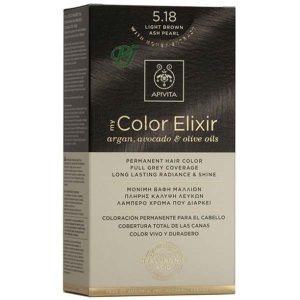 Tinte Mce. 5.18 Castaño Claro Beige - Apivita
