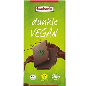 CHOCOLATE NEGRO VEGANO 100GR. FRANKONIA