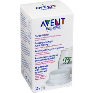 AVENT PORTA TETINAS DE VIAJE 2 UNIDADES