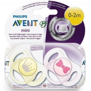 Chupete Mini Rosa 0-2M 2Uds - Avent
