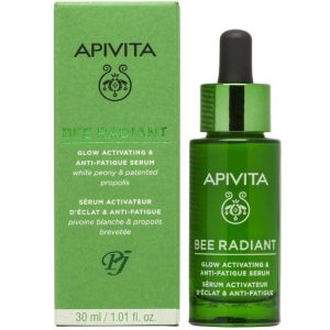 Bee Radiant Peonia Blanca Serum Luminosidad Antifatiga 30Ml - Apivita
