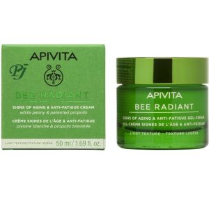 Bee Radiant Peonia Blanca Crema Ligera 50Ml - Apivita