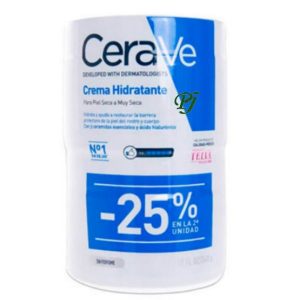 Crema Hidratante 2X340Gr 25% 2ª Unidad - Cerave