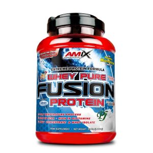Whey Pure Fusion Protein 1000G Fresa - Amix
