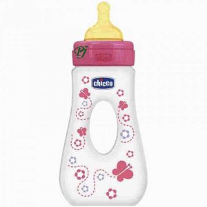 Biberon Paseo Caucho Rosa 240Ml - Chicco