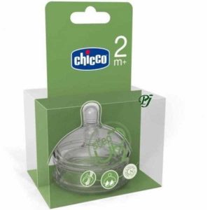 Tetina Step Up 2 2M+ Flujo Normal 2Uds - Chicco