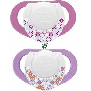 Chupete Physio Caucho Rosa 4M+ 2Uds - Chicco