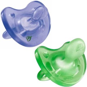 Chupete Physiosoft Silicona Verde/Morado 6-12M 1Ud - Chicco