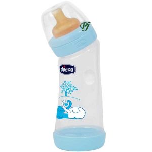 Biberon Angular Flujo Normal Azul 240Ml - Chicco