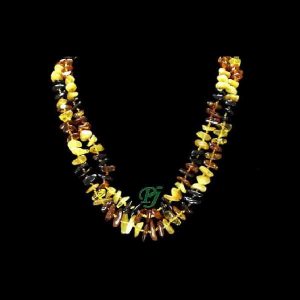 Collar Ambar Chip Un Nudo 62-68Cm - Promineral