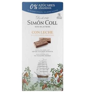 CHOCOLATE CON LECHE S/A 85GR. SIMON COLL