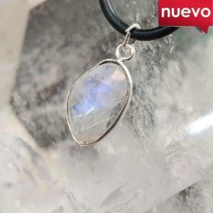 Colgante Facetado Piedra Luna Mini - Promineral