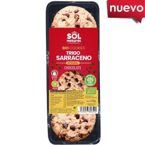 Cookies Trigo Sarraceno Y Chocolate Bio 170Gr - Solnatural