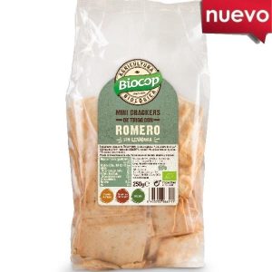 Mini Crakers De Trigo Con Romero 250Gr - Biocop