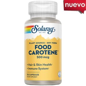 Food Carotene 30 Capsulas - Solaray
