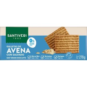 Galletas Salvado De Avena 270Gr - Santiveri