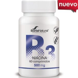 Niacina Vitamina B3 60 Comprimidos - Soria Natural