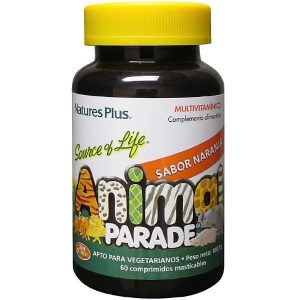 Animal Parade 60 Comprimidos Naranja - Nutures Plus
