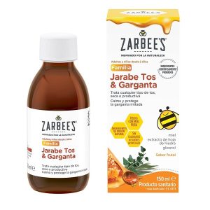 Jarabe tos y garganta familia 150 ml. Zarbee´s
