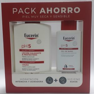 Eucerin Pack rutina ph5 locion + gel de baño