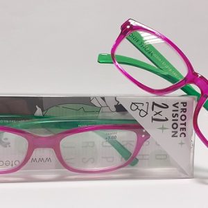 Gafas presbicia rosa Protecvision -02,50 dp  2x1
