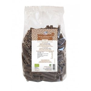 Macarrones integrales de centeno bio 500 gr
