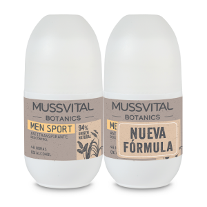 Mussvital botanics desodorante men roll-on pack