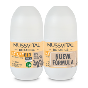 Mussvital botanics desodorante nature roll-on pack