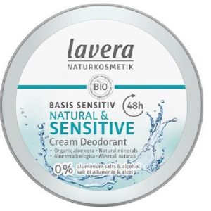 Desodorante crema 48 h basis sensitiv Lavera 50 ml
