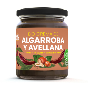 Crema de Algarroba y Avellana Bio 200 gr - Solnatural