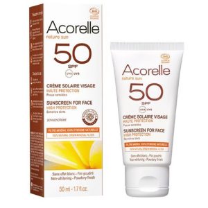 Acorelle Crema solar Facial SPF 50