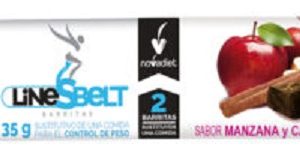 Novadiet barritas line sbelt manzana-canela 35gr.