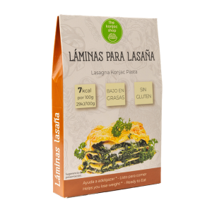 Laminas para Lasaña Pasta Konjac 200 gr