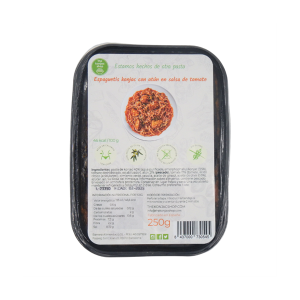 Espaguetis Konjac con atún 200 gr