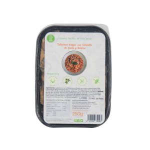 Tallarines Konjac solomillo cerdo  y boletus 200gr