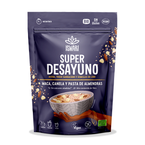 Superdesayuno maca, canela y pasta almendra 360 gr