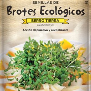 Semillas ecológicas de brotes berro- tierra Batlle